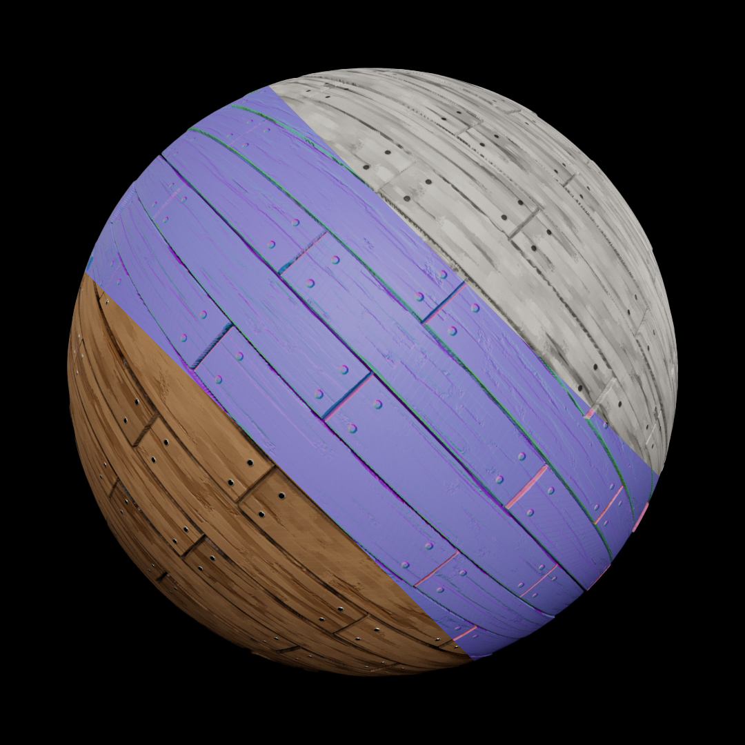 Stylized Wooden Boards preview image 4